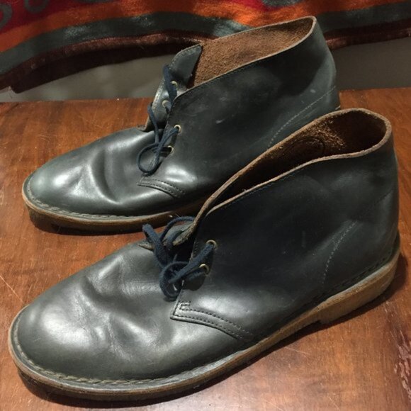 CLARKS MEN'S LEATHER BOOTS SIZE 11 - Picture 5 of 14